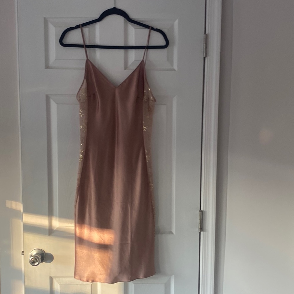 Victoria’s Secret Blush Chemise - Size M, Blush Satin